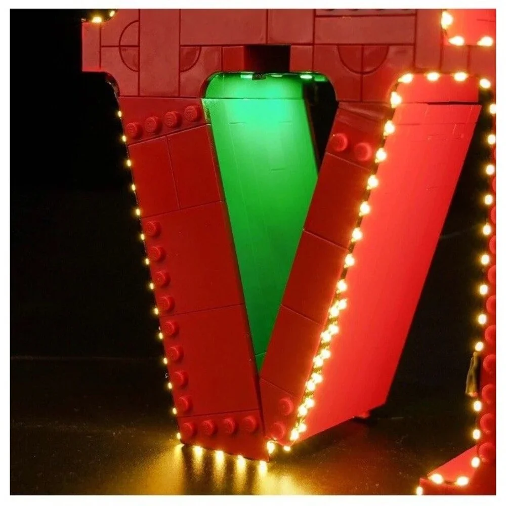 LocoLee DIY LED Light Kit for LEGO Art 31214 LOVE Lighting Set（No Model）